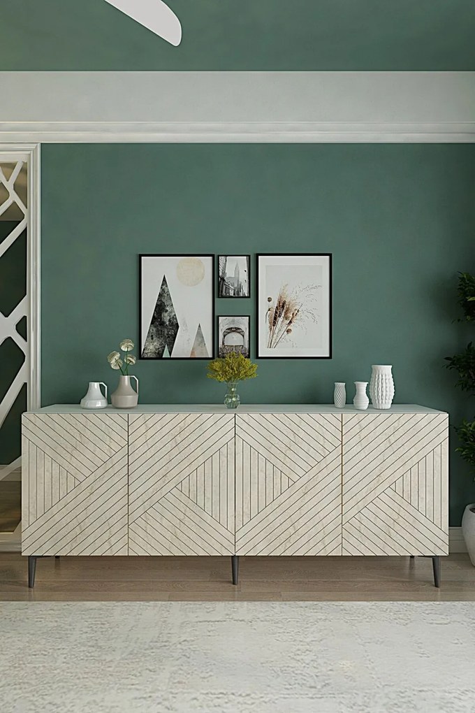 Ferrro 180 - White, Travertine