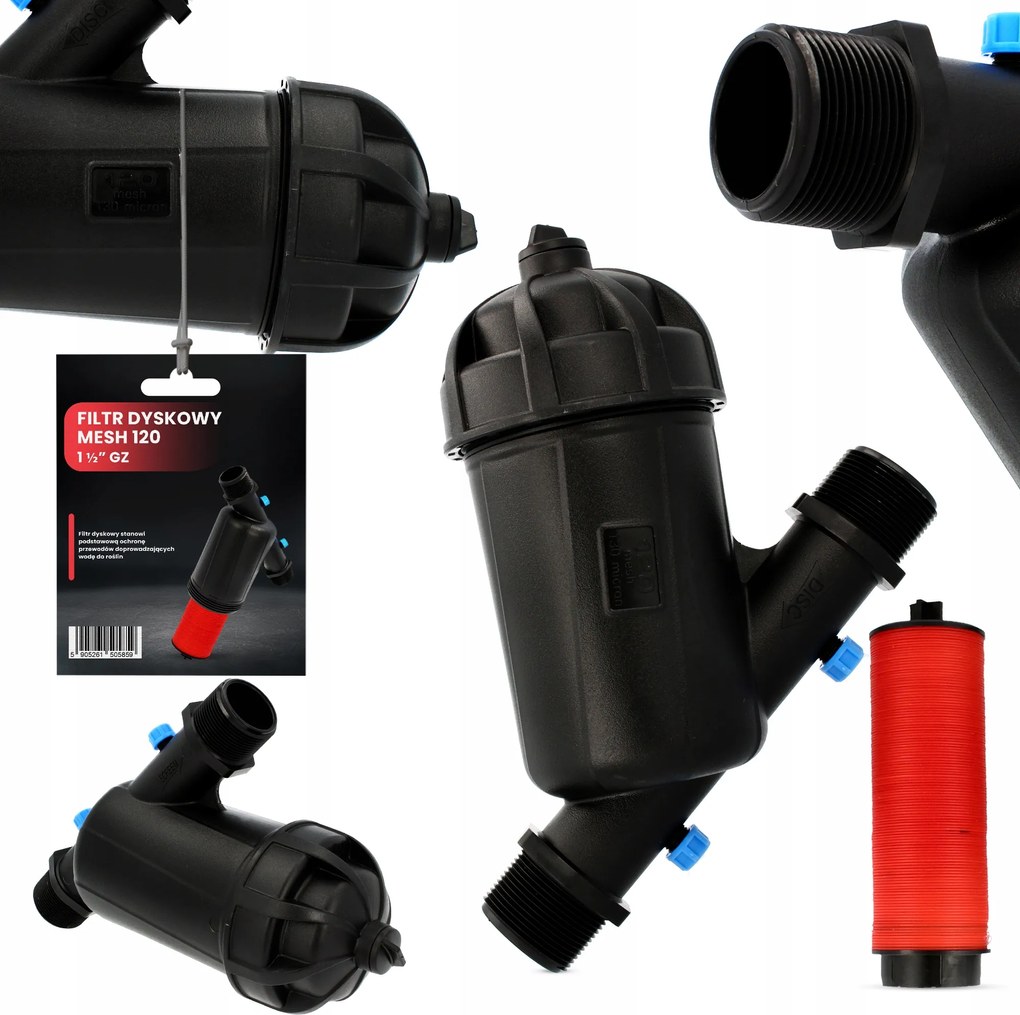 Víztárcsa szűrő 3/2 Gz (1 1/2) Homokszűrő Mesh 120 Du öntözőszivattyú