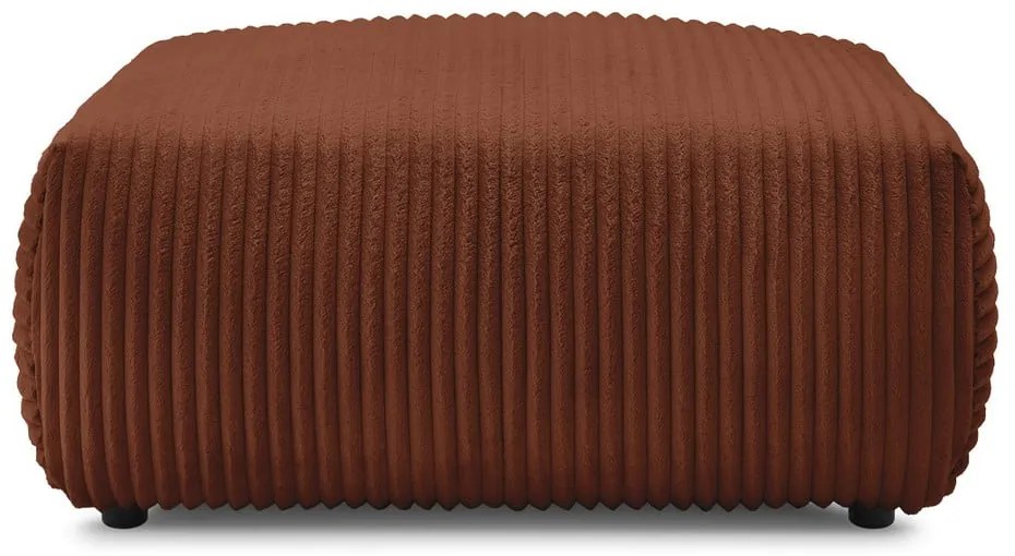 Téglavörös kordbársony lábtartó Lucien – Bobochic Paris