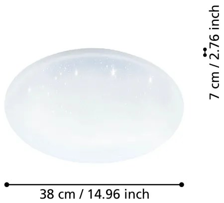 Eglo 900001 - LED Dimmelhető mennyezeti lámpa TOTARI-Z LED/19,2W/230V 2700-6500K