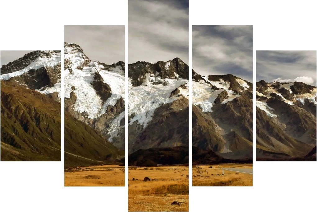 Mount Sefton, Új-Zéland képe (150x105 cm)