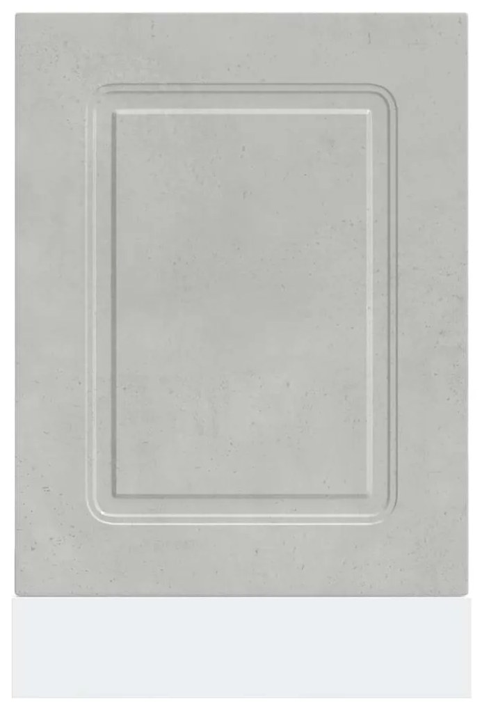 mosogatógép panel Kalmar beton szürke 45x1,5x67 cm