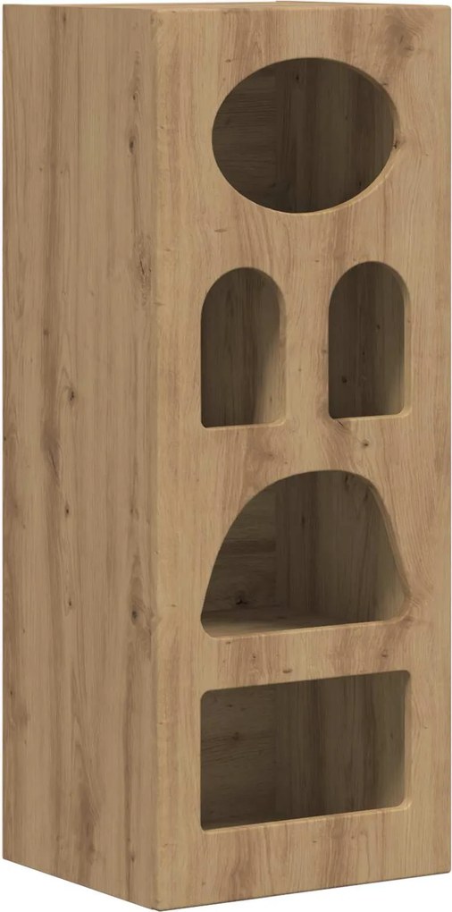 vidaXL Széf Artisan tölgy 40 x 35 x 100,5 cm Faanyag