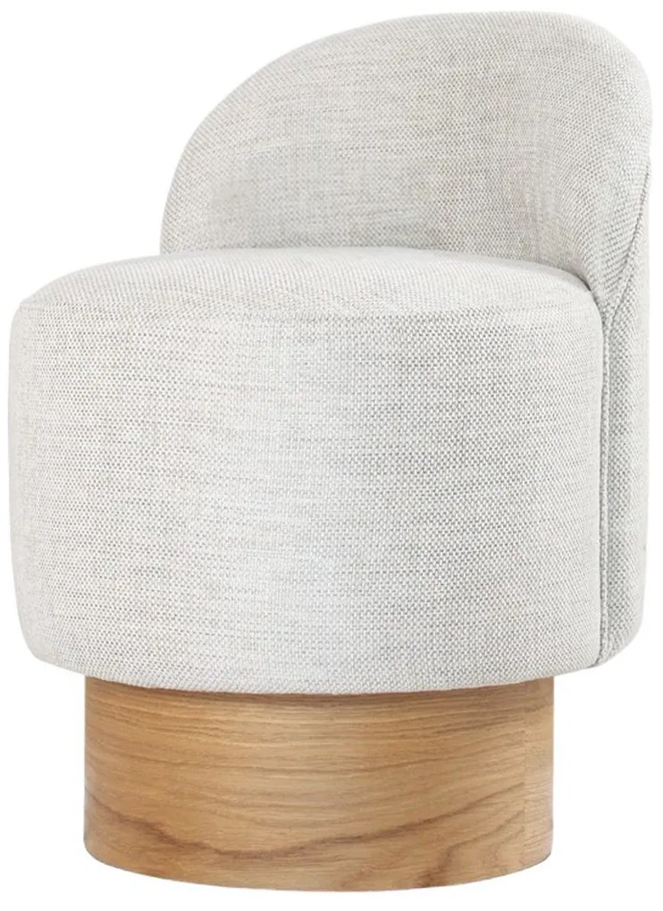 Barren Puf Light Grey zsámoly