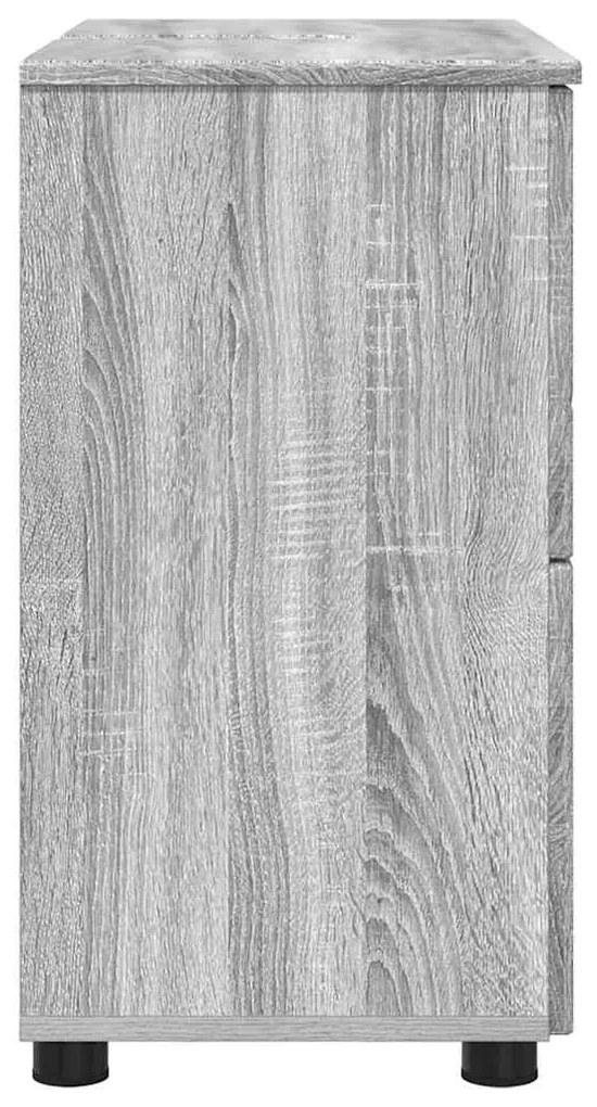 Fürdőszoba Székény Szürke sonoma 76.5 x 35 x 64 cm Faanyag