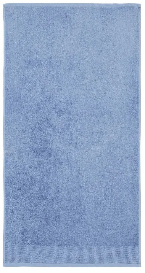 Kék frottír egyiptomi pamut fürdőlepedő 70x120 cm – Bianca