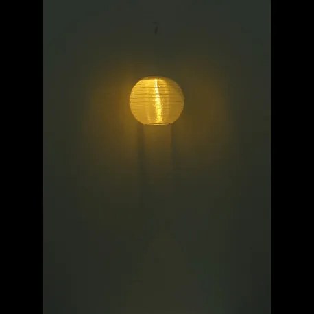 Globo 339700S Solar függőlámpa műanyag homokszínű matt, rozsdamentes acél, műanyag homokszínű, kábel PVC fehér, csúszókapcsoló, IP44, ø: 300mm, M: 550mm, tartozék: LED 0.5W 3V, 2700K