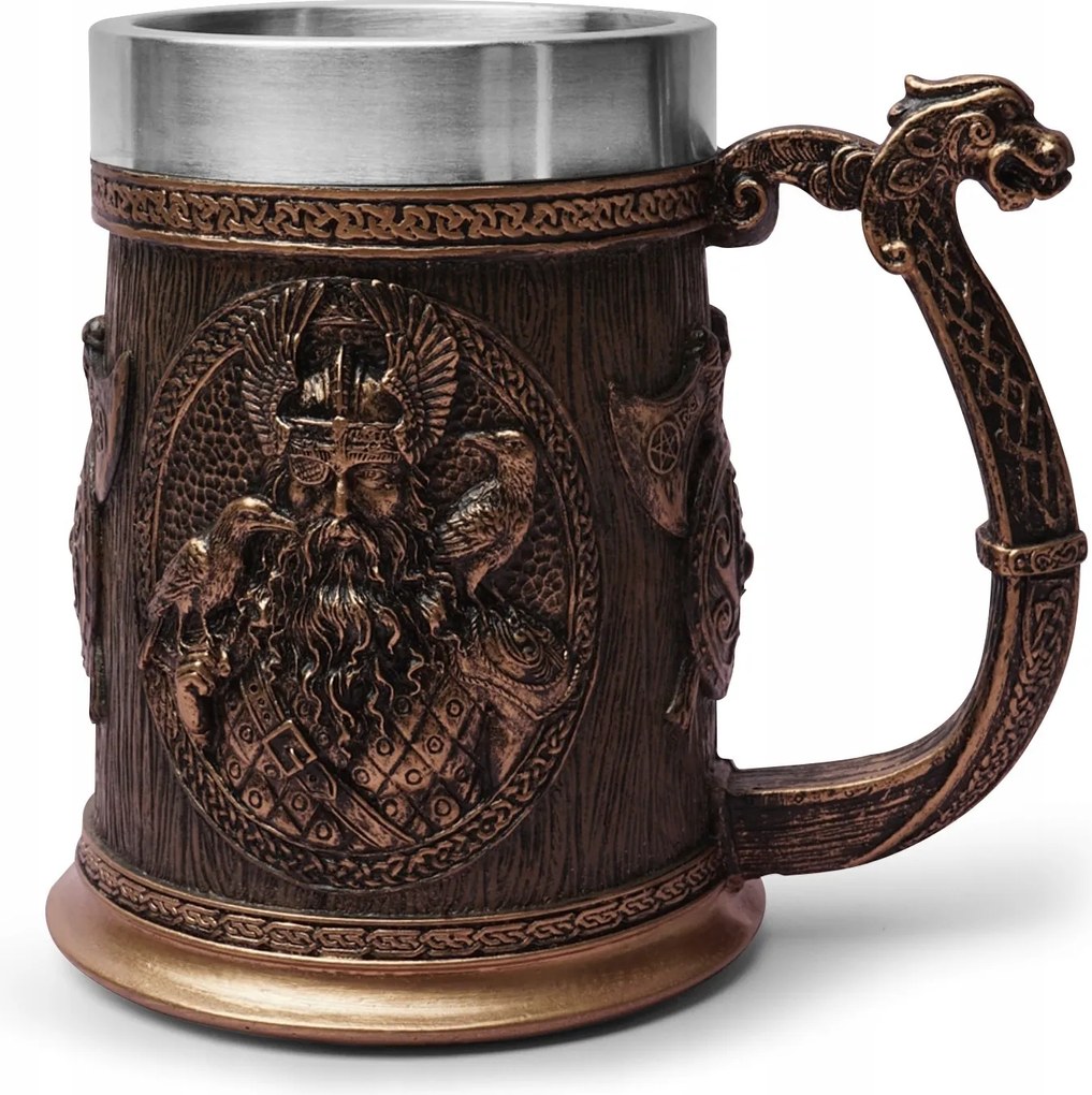 Epikus Bögre Odyn Ygg Félelmetes Rozsdamentes Acél 550 ML Larp Rpg