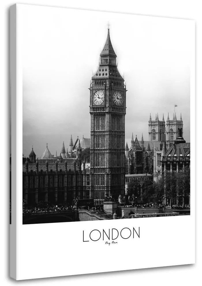 Gario Vászonkép London - Big Ben Méret: 60 x 90 cm