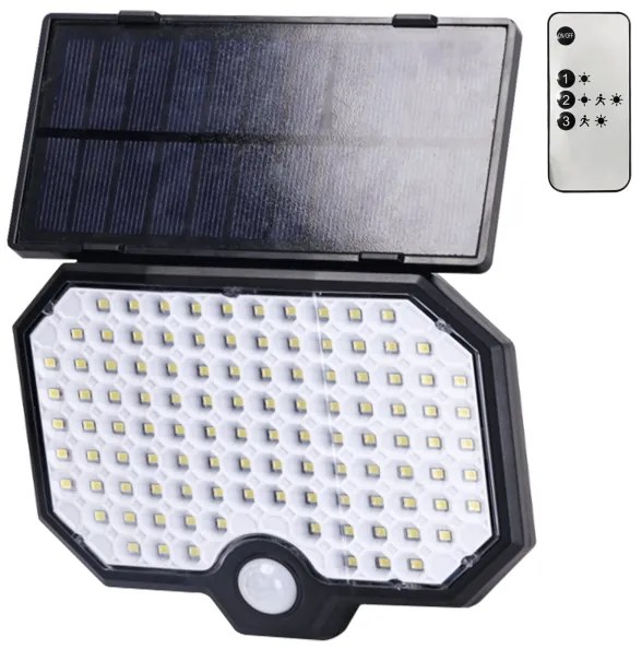 Aigostar - LED napelemes mozgásérzékelős lámpa LED/2,4W/3,7V IP65