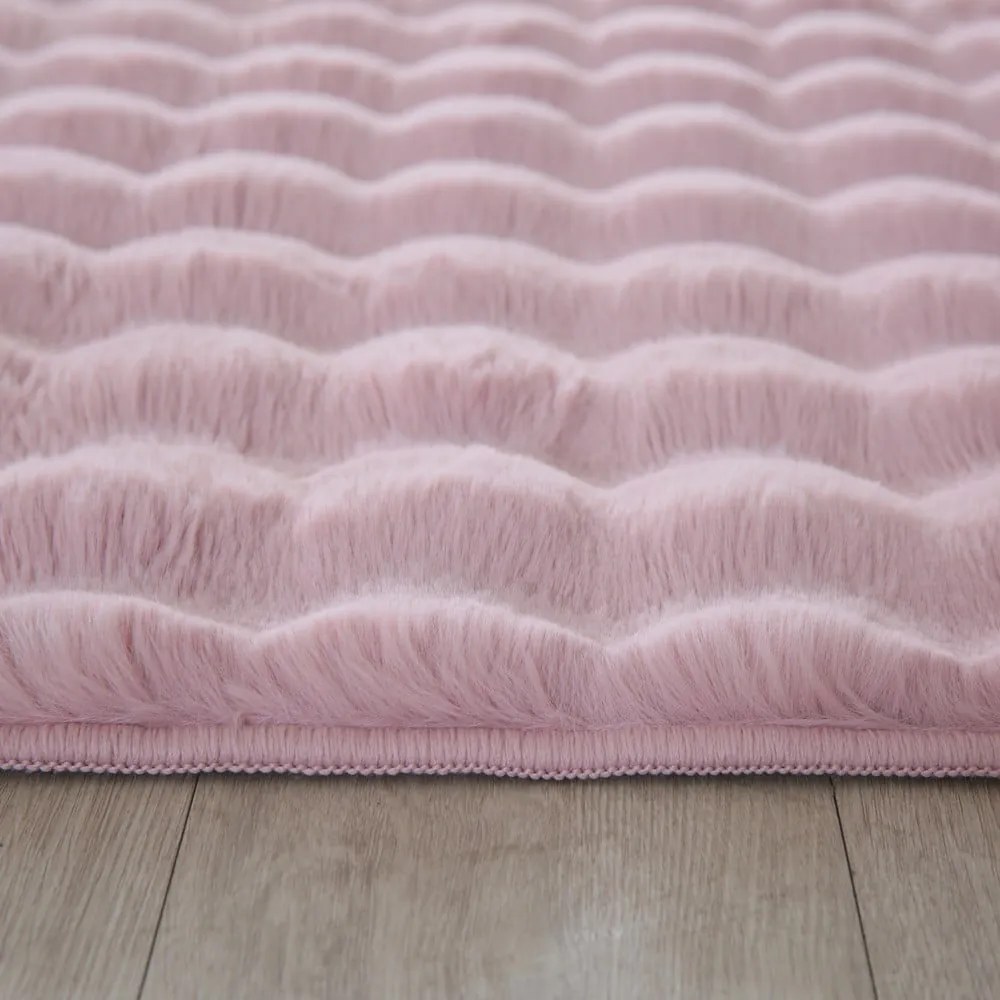 Világos rózsaszín mosható futószőnyeg 80x250 cm Ambiance – Ayyildiz Carpets