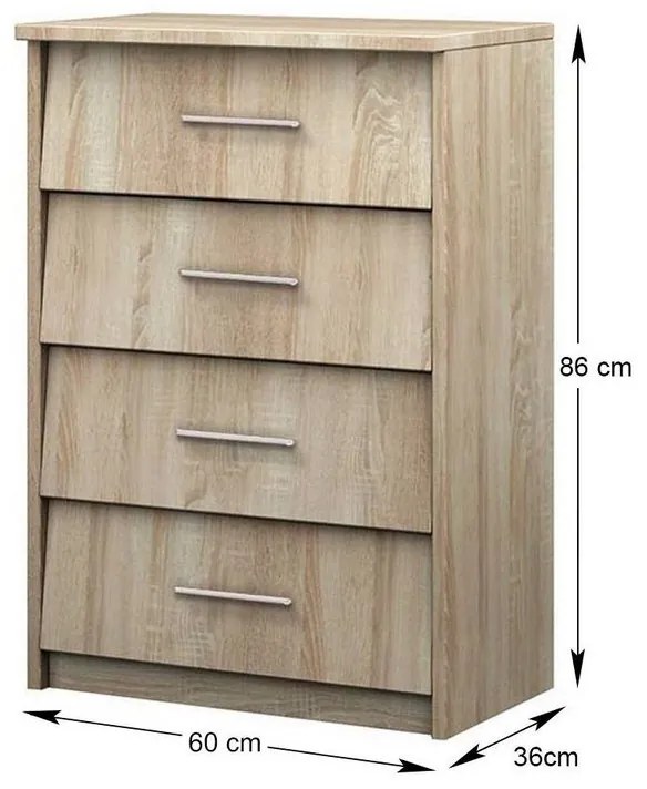 Mdk Cipősszekrény 01 sonoma