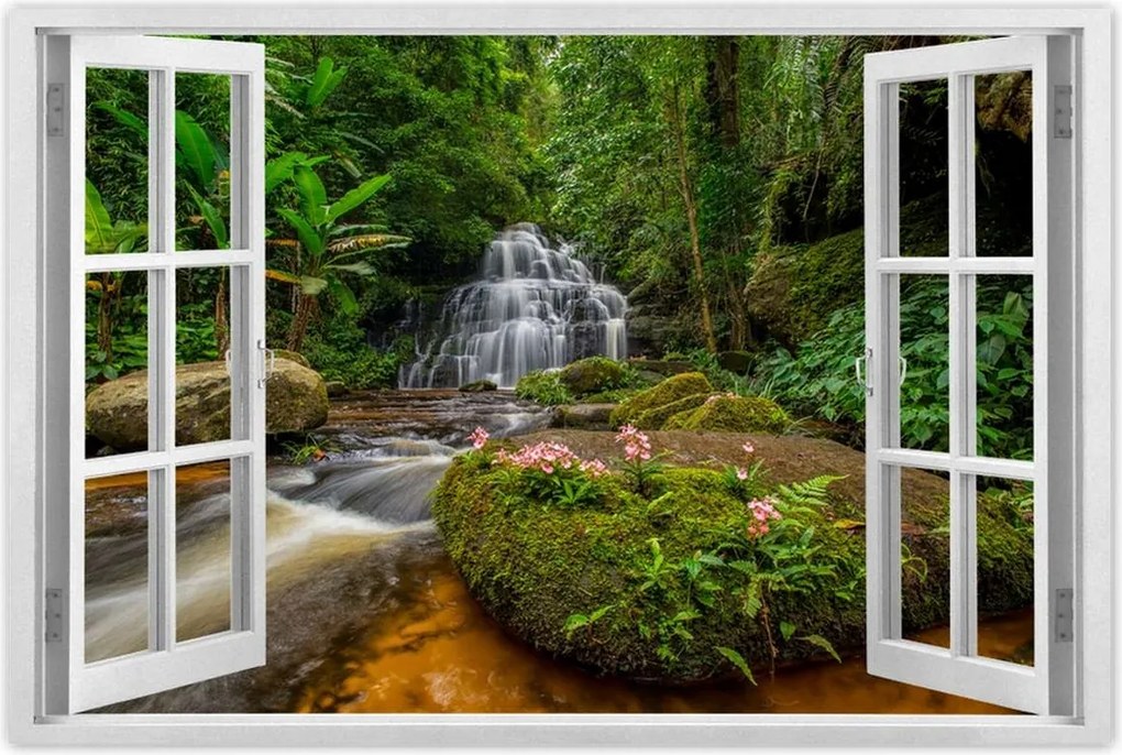 Poszterek 90x60 Thaiföldi zuhatag Folyó