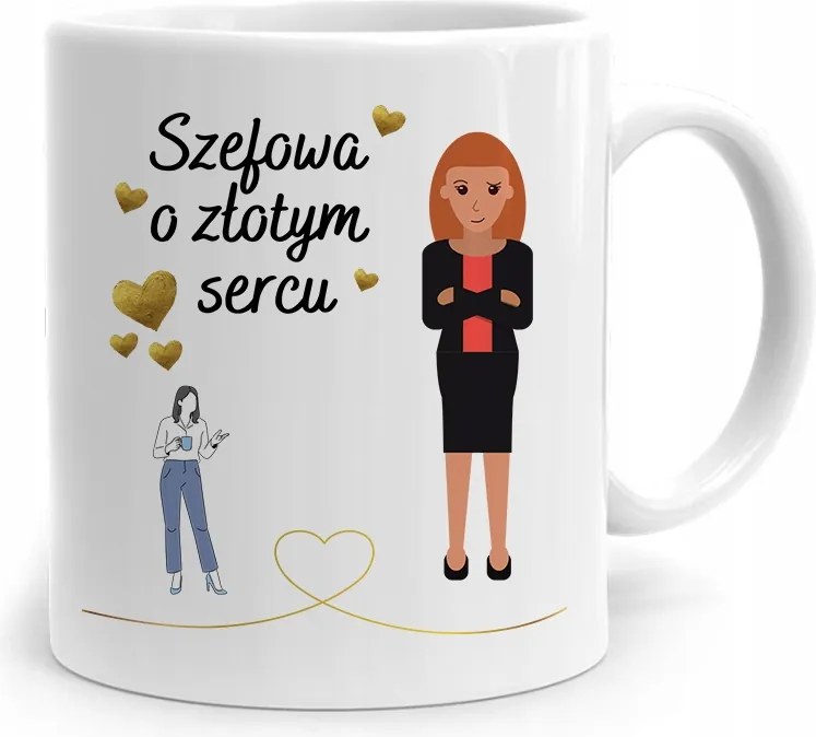 Ajándék Bögre Arany Szívű Főnöknek, fényképes nyomattal