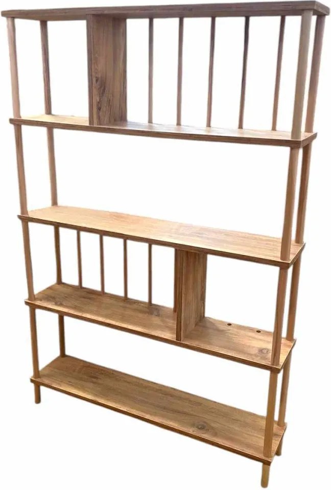 Könyvespolc, fenyő, 90 cm – Peka145