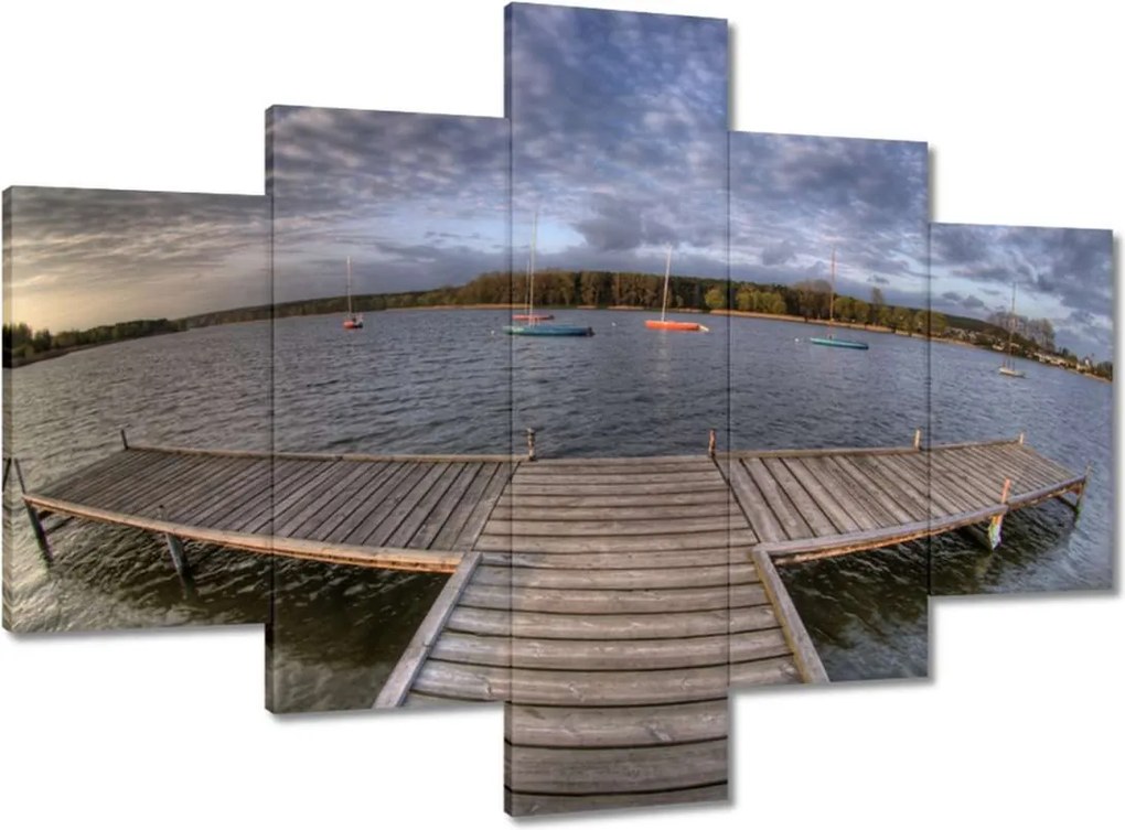 Vászonkép 100x70 Egy este Dymaczewben