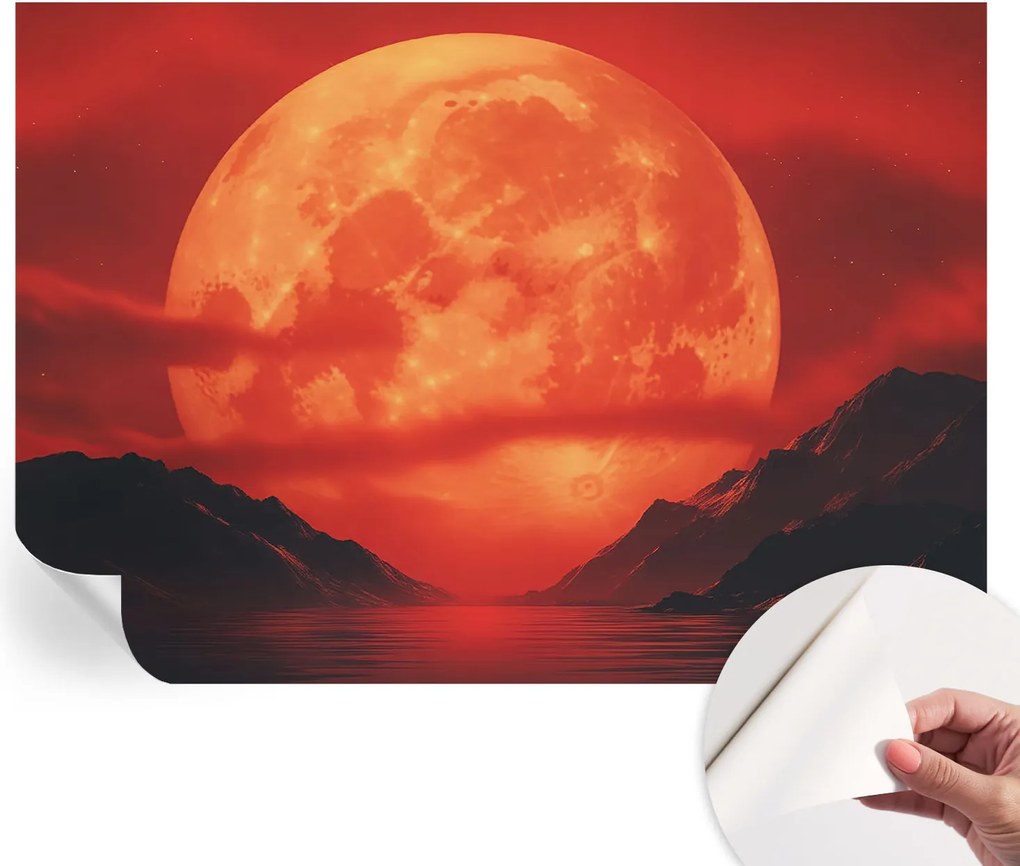 Öntapadós Dekoratív Fotótapéta Hálószobába Éjszakai jelenség 208x146 cm