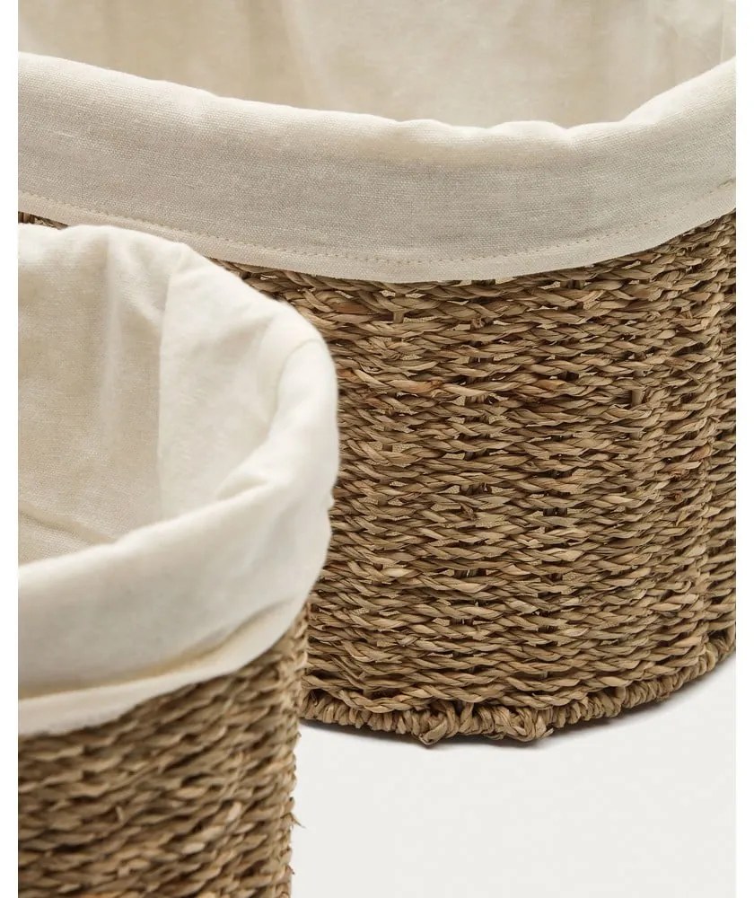 Tengerifű tárolókosár szett 2 db-os 35x25x25 cm Tossa – Kave Home