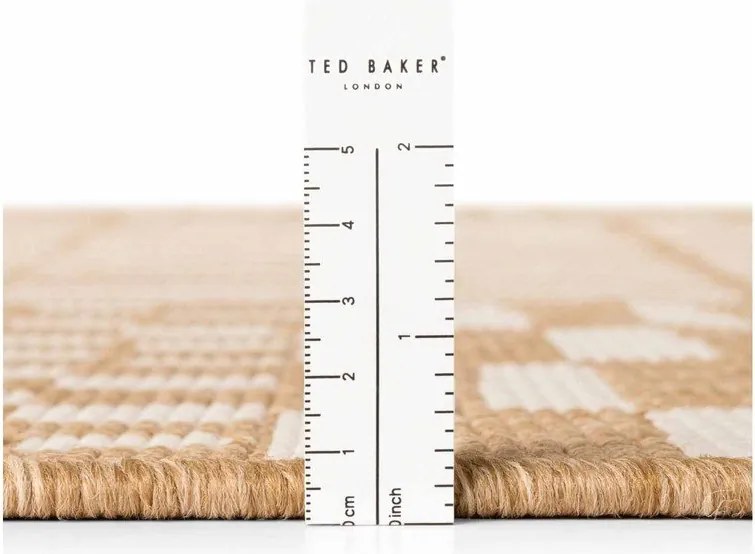 Krémszínű-natúr színű kültéri-beltéri szőnyeg 200x300 cm Haringey Barkham – Ted Baker