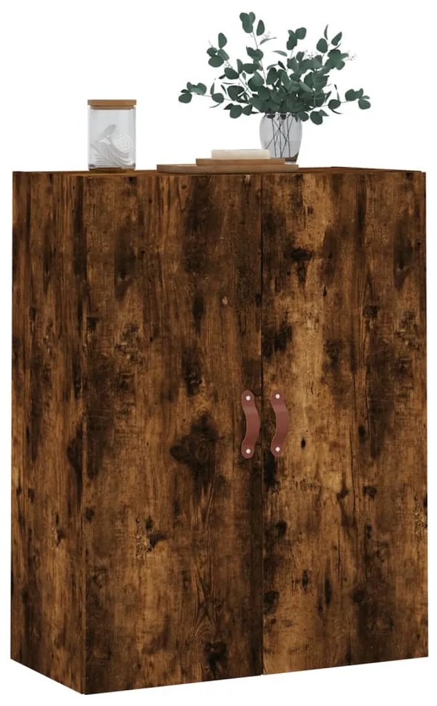 füstös tölgy színű fali szekrény 69,5 x 34 x 90 cm