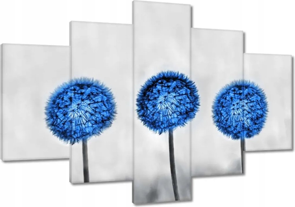 Vászonkép 120x80 Kék pitypangok