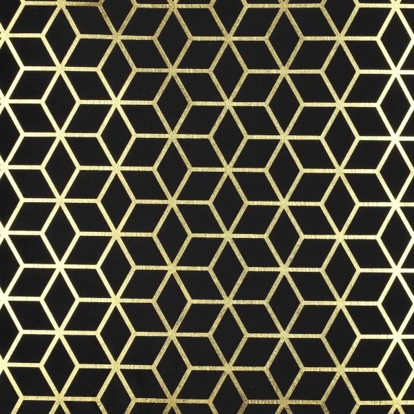 Eglo 420078 - Dekoratív párna SINGU 45x45 cm fekete/arany