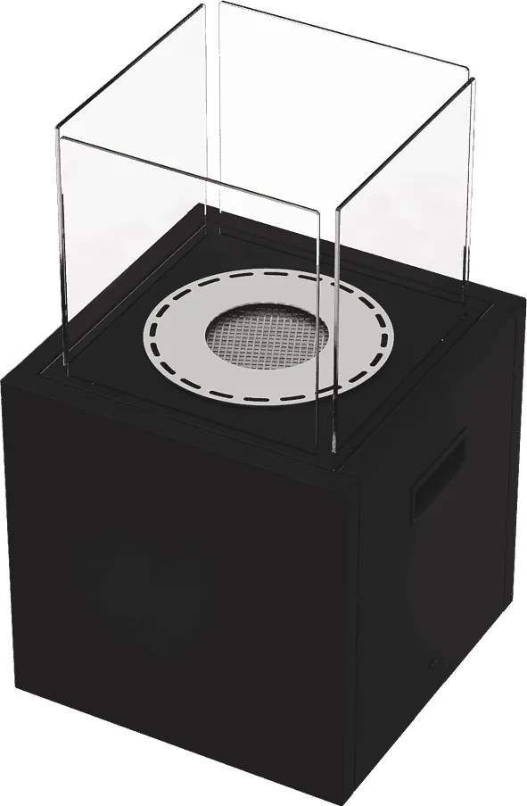 KRATKI Tower Mini Black biokandalló