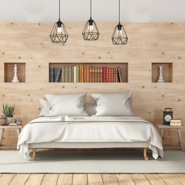 Felületre szerelhető csillár ACERO 3xE27/60W/230V