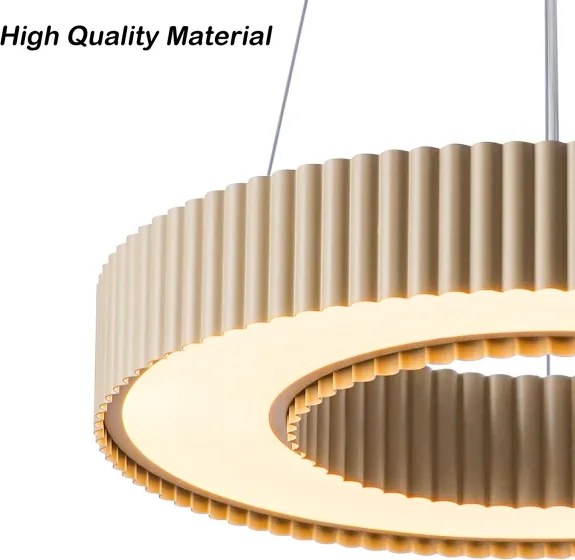 BRILAGI - Dimmelhető LUMIX LED csillár, 48 W, 230 V, 3000–6000 K, bézs, átmérő 50 cm + távirányító
