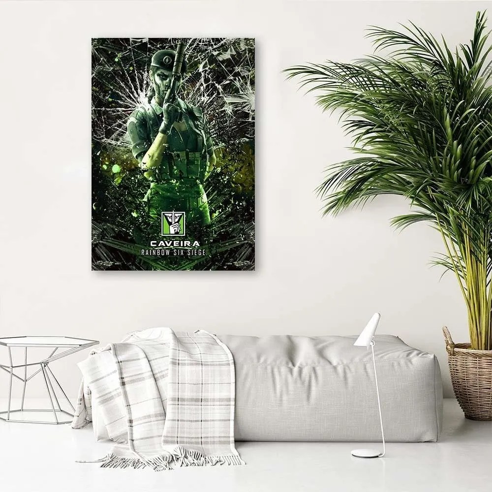 Gario Vászonkép Zöld karakter játszik Rainbow Six Siege - SyanArt Méret: 70 x 100 cm
