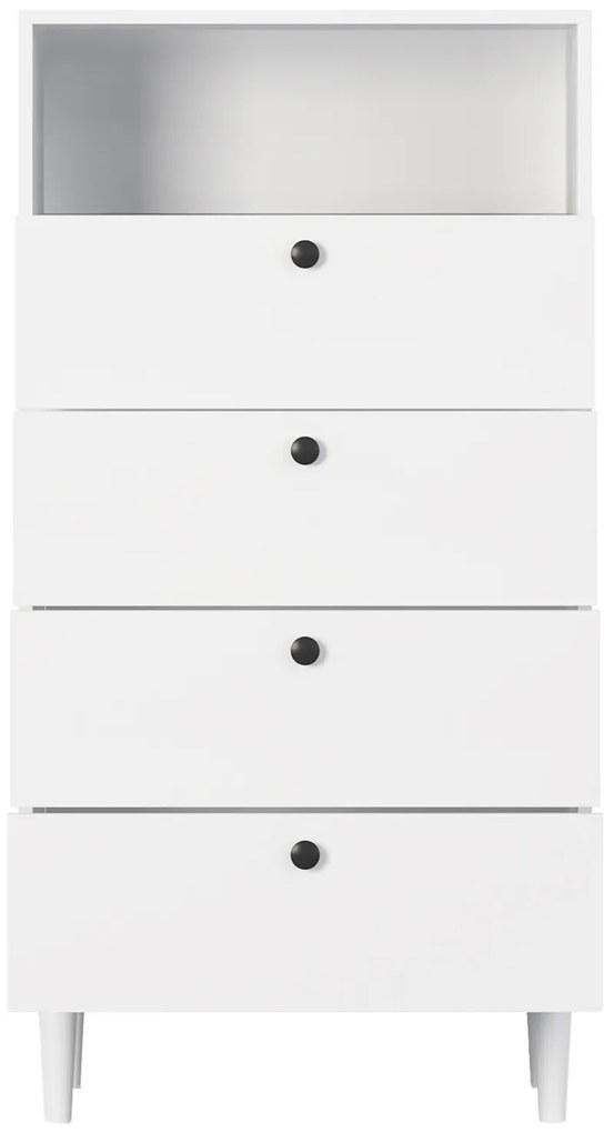 Komód fiókokkal DULLUM 60x115cm, fehér