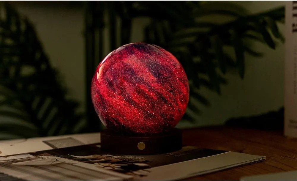 Sötét natúr színű USB fénydekoráció ø 12 cm Galaxy Breeze – Gingko