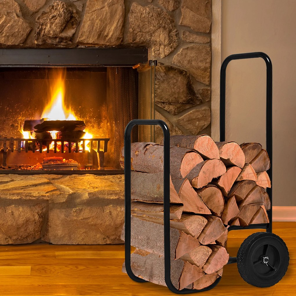 Gardebruk® Tűzifa szállító kocsi 56x45x105 cm