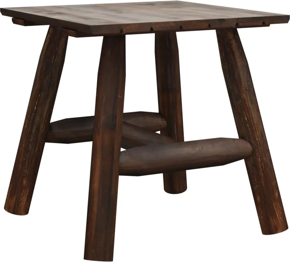 vidaXL tömör lucfenyő kisasztal 49 x 49 x 50 cm