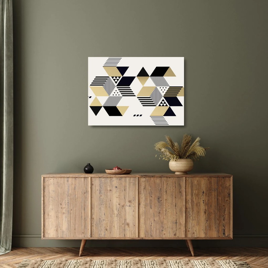 Üveg kép - Geometriai formák N⁰1 (70x50 cm)