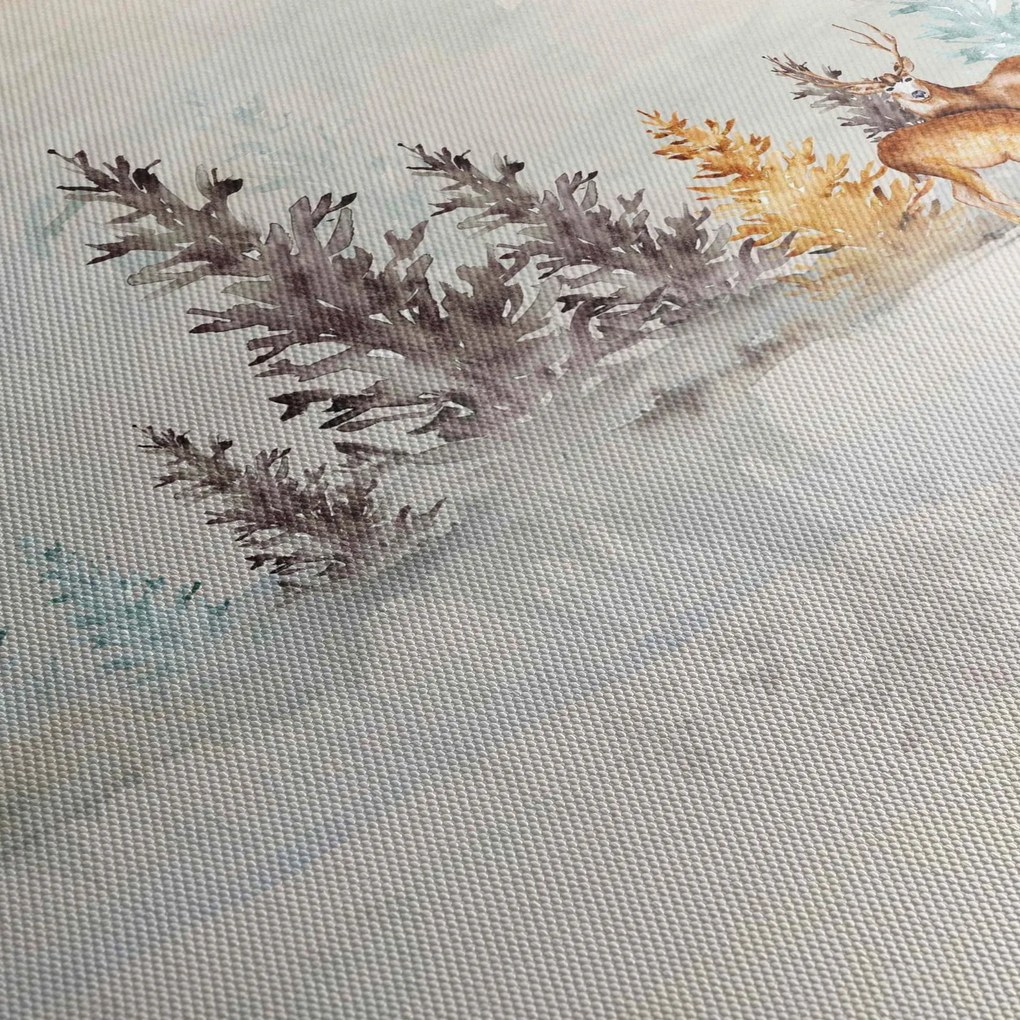 Kép - Akvarell erdő (70x50 cm)