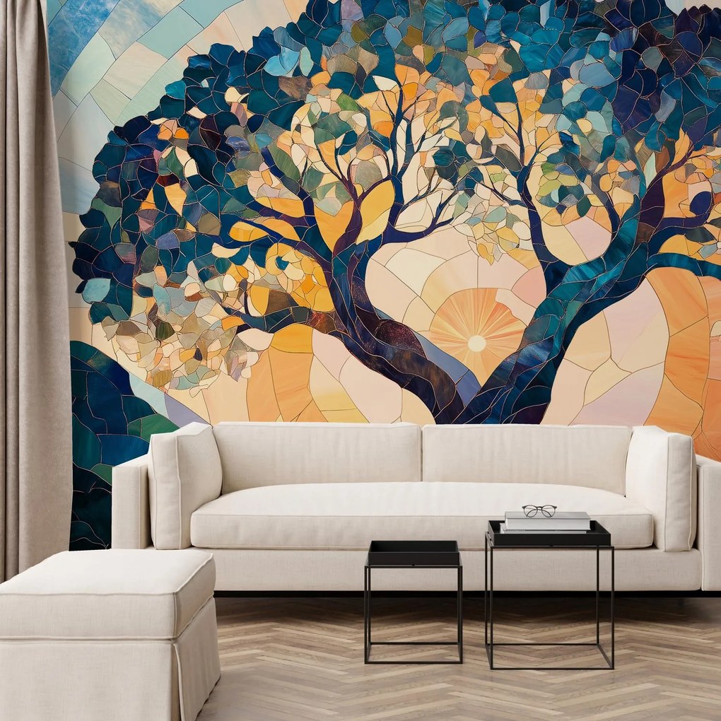 Fotótapéta - Mozaik – nap és fa II. (147x102 cm)