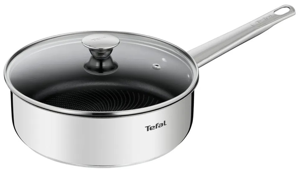 Rozsdamentes acél serpenyő fedővel ø 24 cm Cook Eat – Tefal