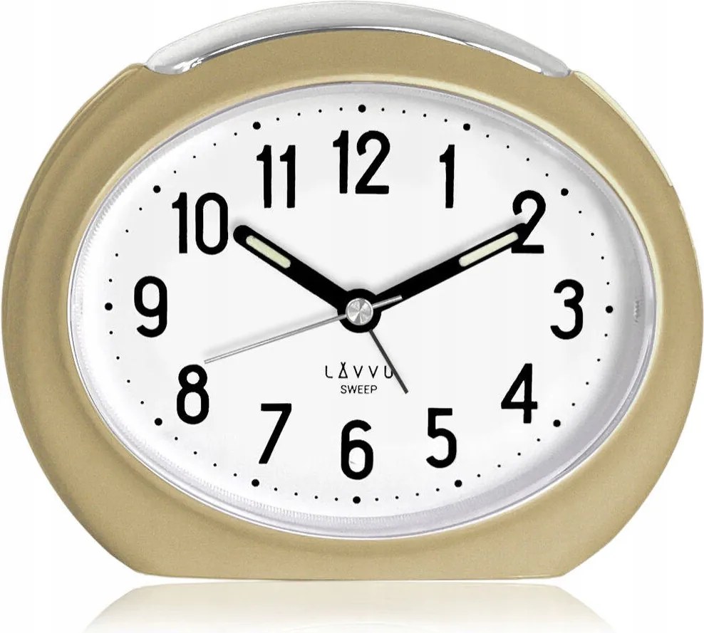 Klasszikus Ovális Ébresztőóra Lavvu ERDŐ3052 Ébresztő Szundi Háttérvilágítás