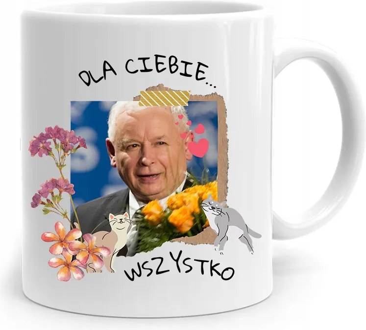 Vicces Bögre A Pis Elnökétől Jaroslaw Kaczynski fényképes nyomtatással