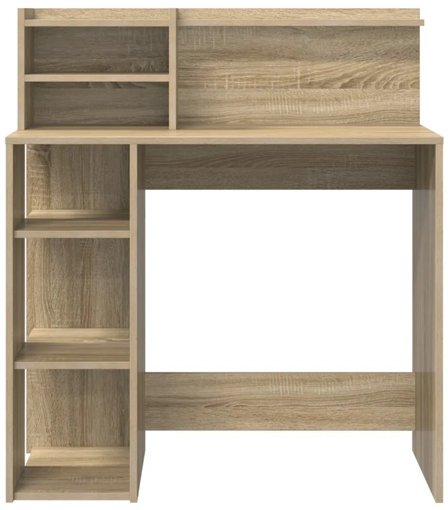 Tárolós íróasztal Sonoma tölgy 90x48x101.5 cm Mérnökfa