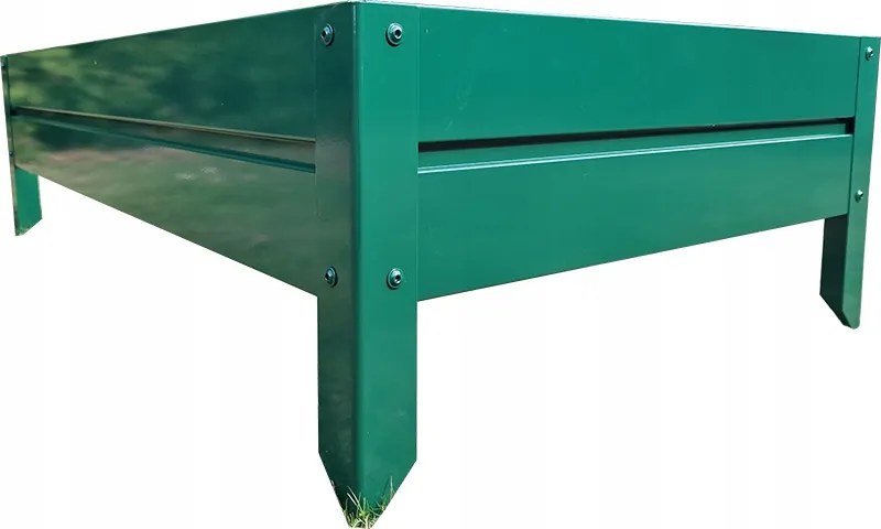Magasított kerti ágyás 120x70x20cm acél 1mm Zöld Ptf Lengyel
