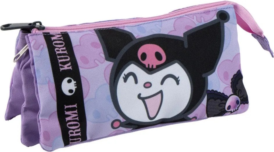 Hello Kitty Little Rebel 3 rekeszes tolltartó 23 cm