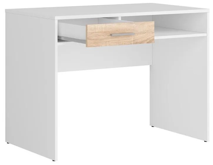 Íróasztal Nepo Plus 1 (fehér + szonoma tölgy) . 1098261