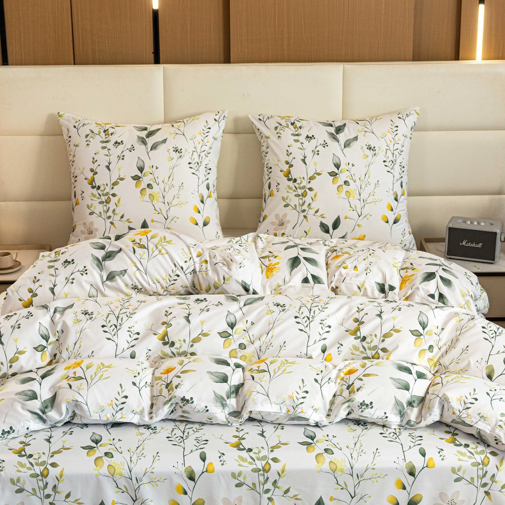 Mikroszálas ágyneműhuzat CITRUS GARDEN fehér Ágyneműhuzat mérete: 70 x 90 cm | 140 x 200 cm