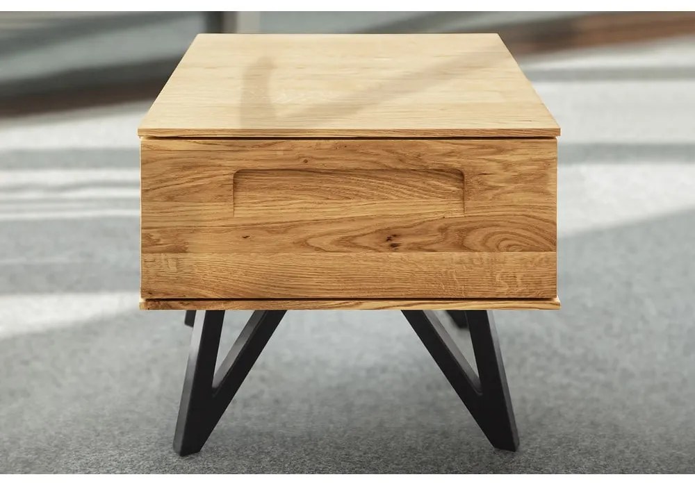 Tölgyfa éjjeliszekrény Golo - The Beds