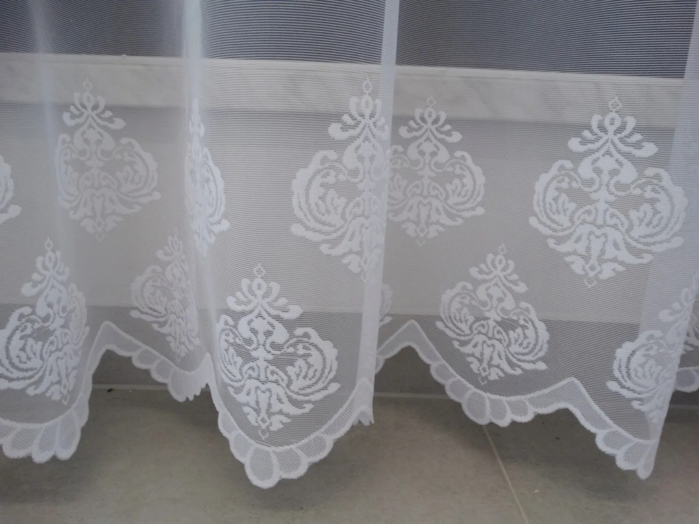 Mg Függöny jacquard 33009 Fehér 250cm magas lengyel 2,3m