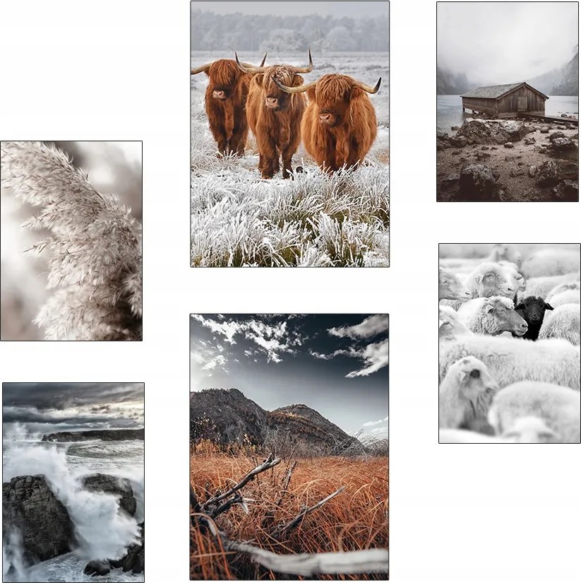 Komplett Galéria 6db Poszter Keret Nélkül Kpba 301