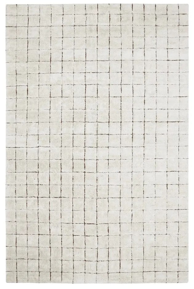 Krémszínű mosható kézi szövésű pamut szőnyeg 200x300 cm Mosaic – Lorena Canals