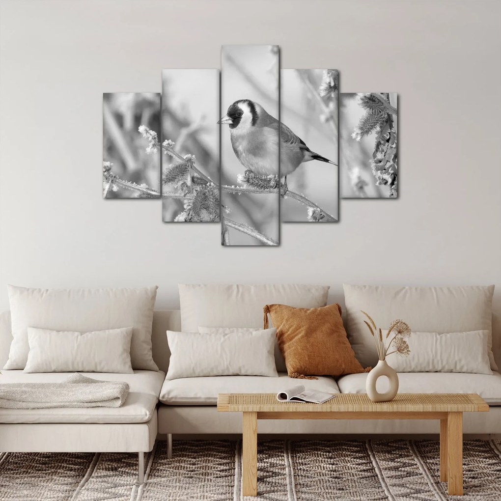 Kép - Egy madár télen (150x105 cm)